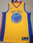 Monta Ellis 8 The Bay Golden State Warriors City Edition Maillot Jaune